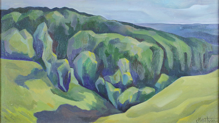 Мартынова Лидия Ивановна. Перед дождем (пленер, г. Кашира)